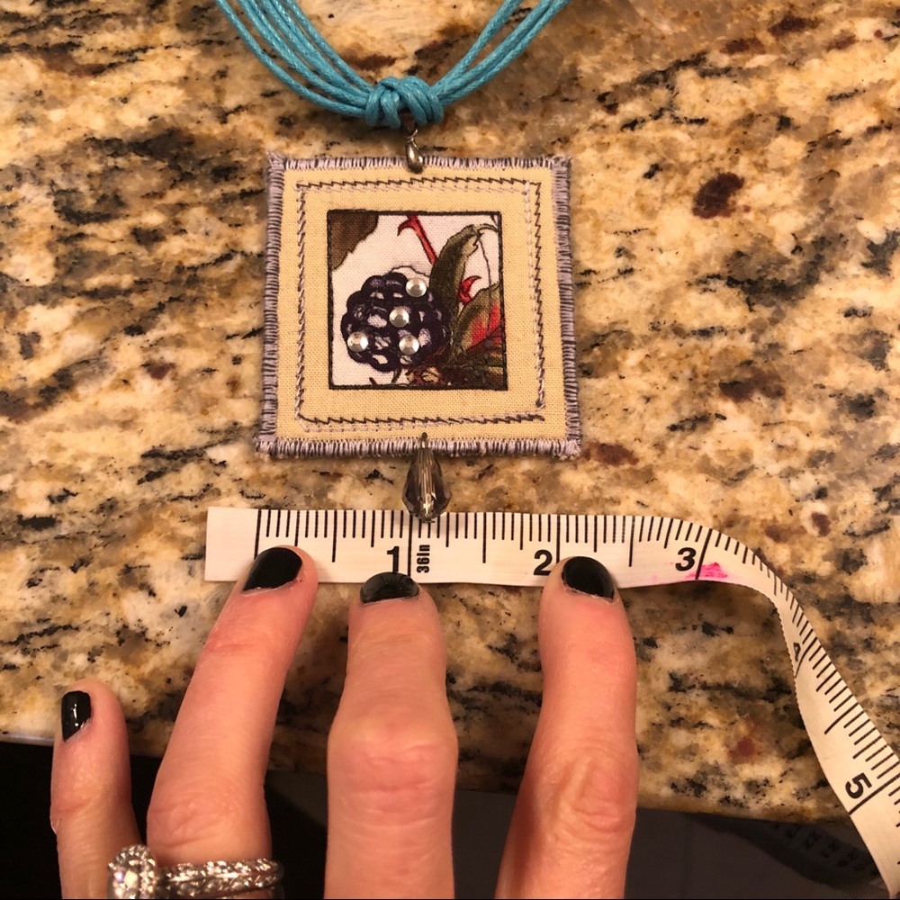 Unique Custom Patchwork Necklace - image 5